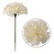 100-Pack Ivory Silk Carnation Picks - Lifelike Texture, Floral Arrangements, Wedding & Crafts - Year-Round Decor, Floral Home by Artificial Flowers
